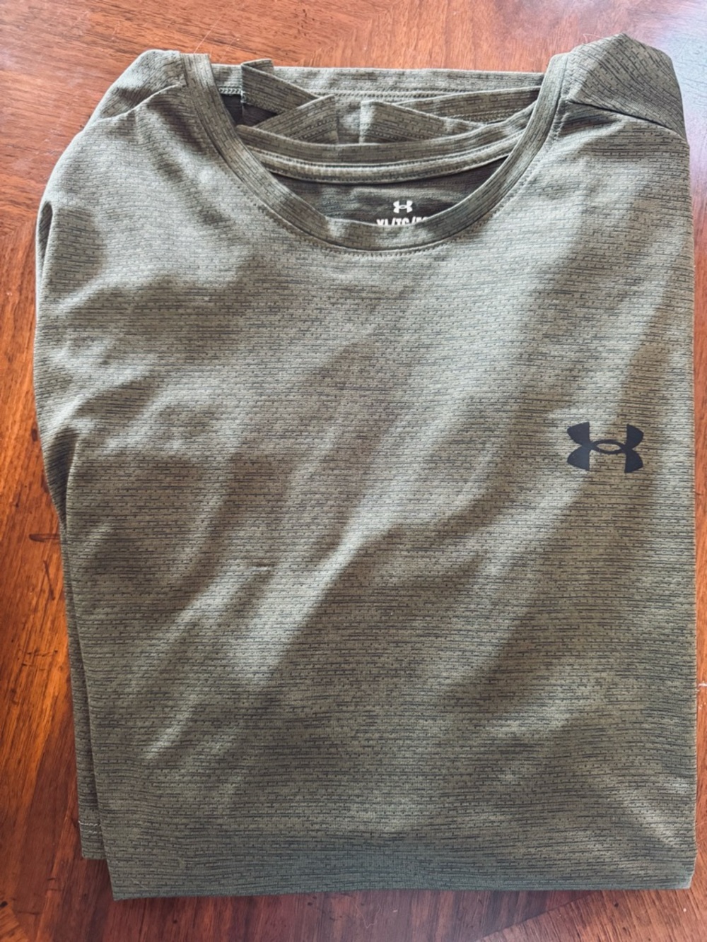 Under Armour Olive Heathered Short-Sleeve Performance Tee